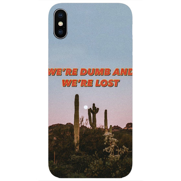 Husa iPhone XS Dumb and lost