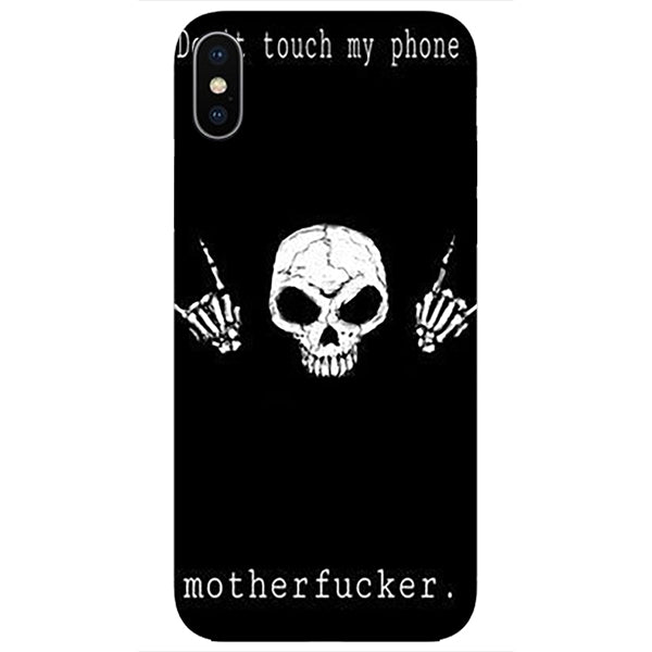 Husa iPhone XS don’t touch my phone rock