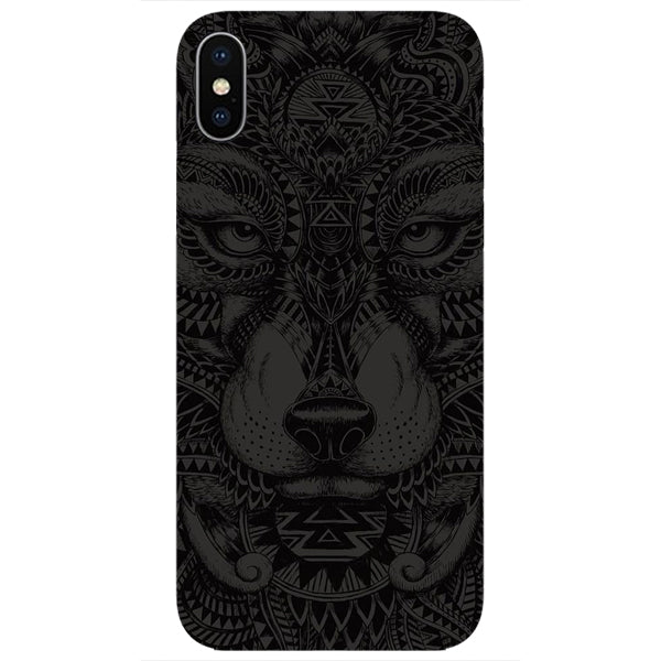 Husa iPhone XS Painted Wolf