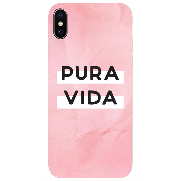 Husa iPhone XS Pura Vida Pink
