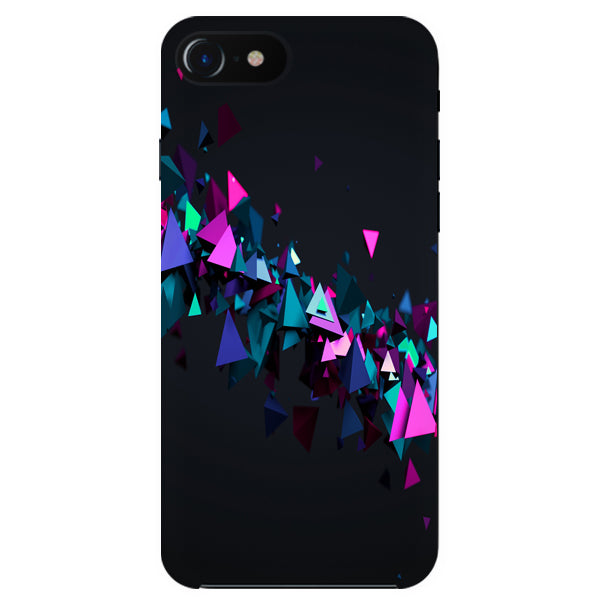 Husa iPhone 7 3D Pyramid ,multicolor