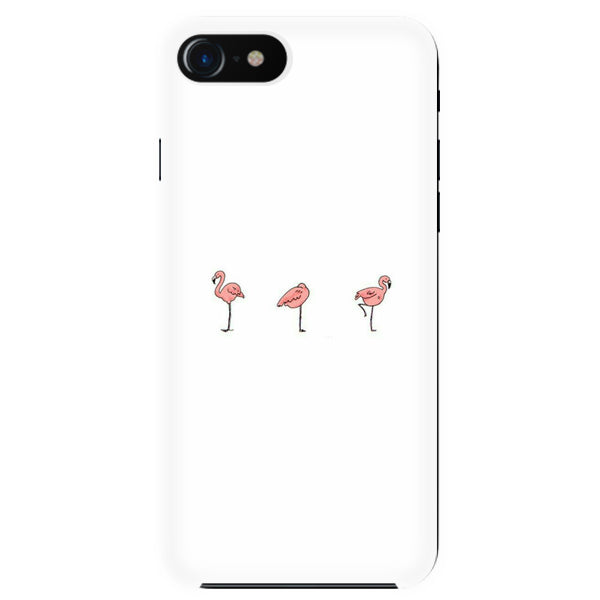 Husa iPhone 7 3 Flamingos ,multicolor