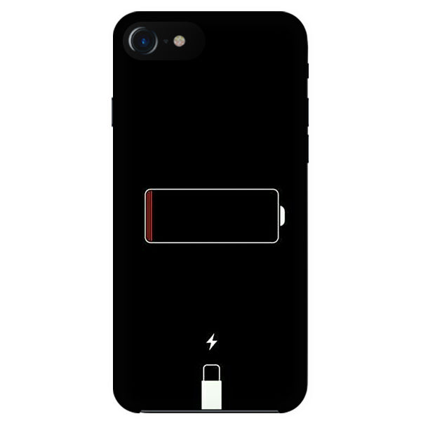 Husa iphone 8 Battery Low ,multicolor