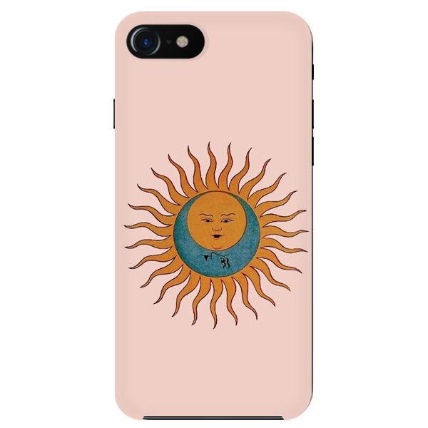 Husa iPhone 7 Sun and Moon Relation,multicolor
